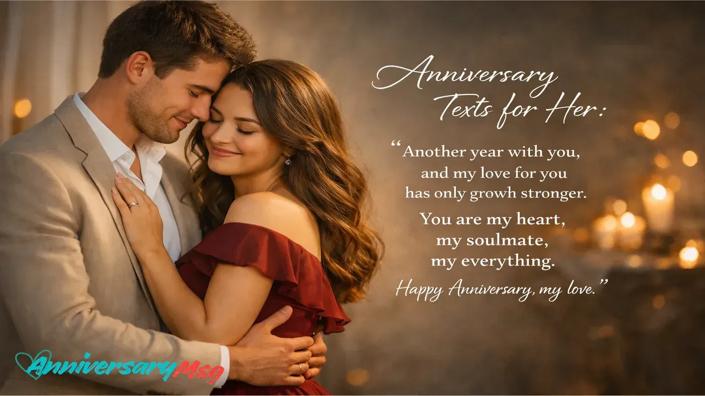 Anniversary Texts for Her to Reignite Your Love