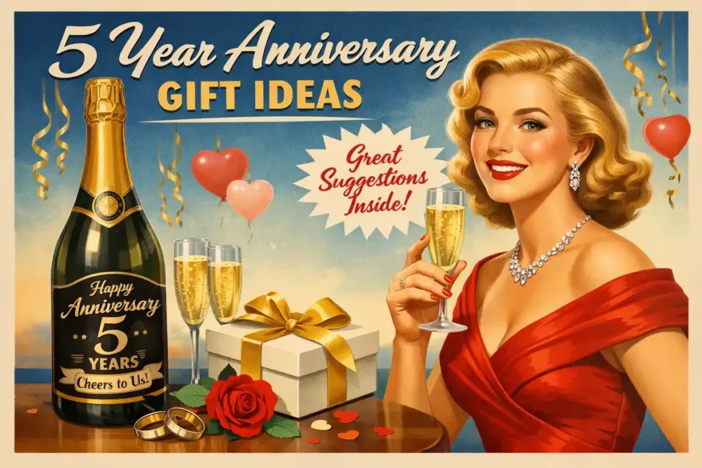 Classic And Timeless 5 Year Anniversary Gifts