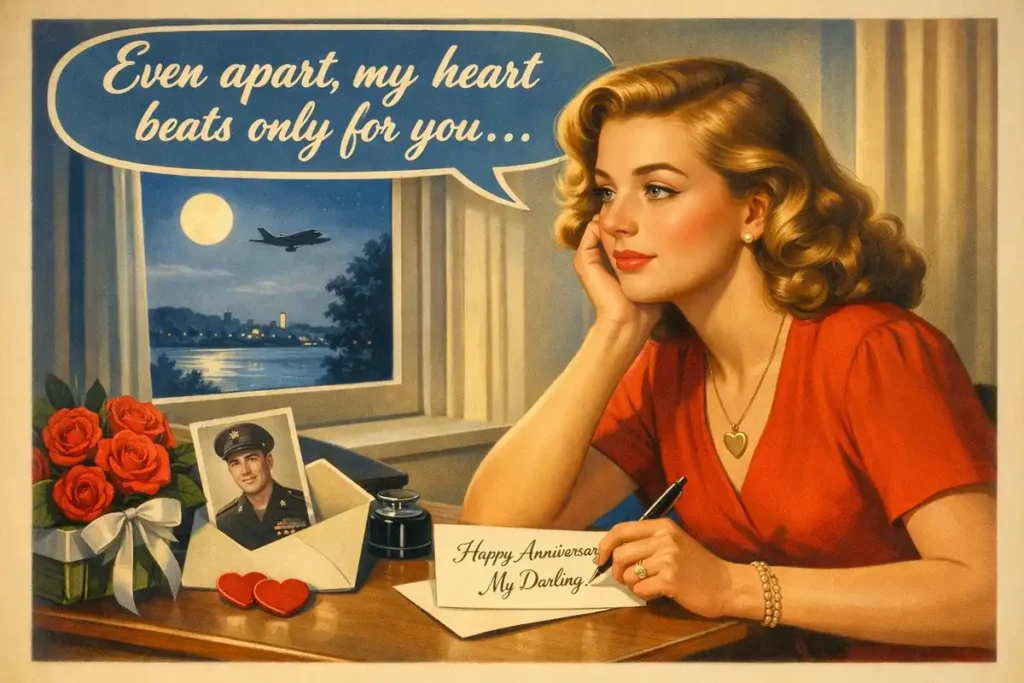 Long Distance Anniversary Greetings For Wife That Feel Close