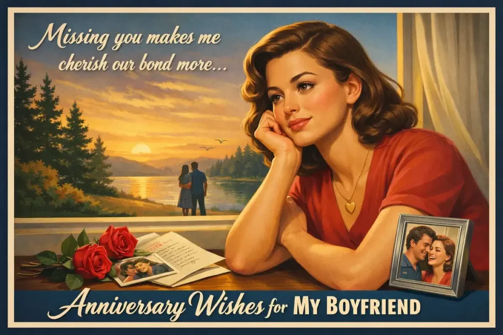 Long Distance Anniversary Wishes For Boyfriend That Feel Close