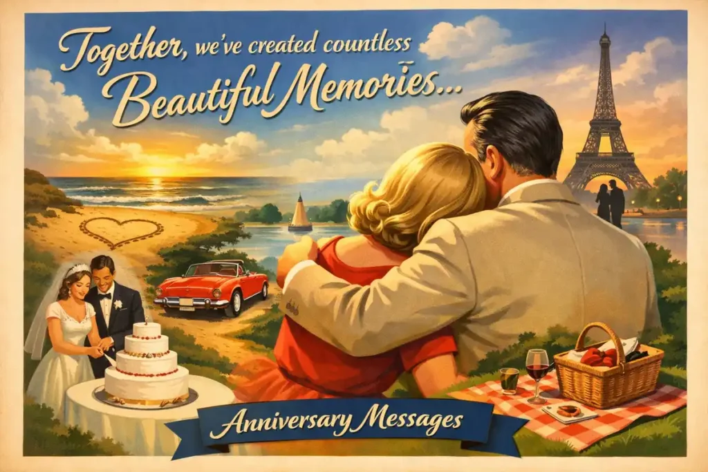 Anniversary Messages For Partner To Celebrate Memories