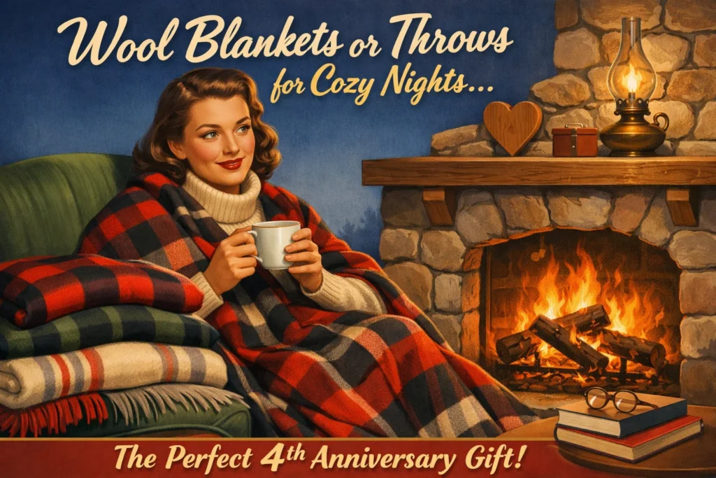 4th Anniversary Gift Traditional and Modern