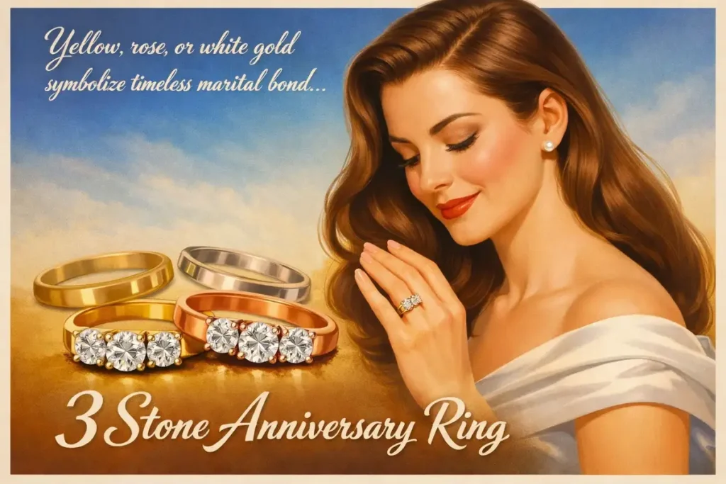 Best 3 Stone Anniversary Ring for Her