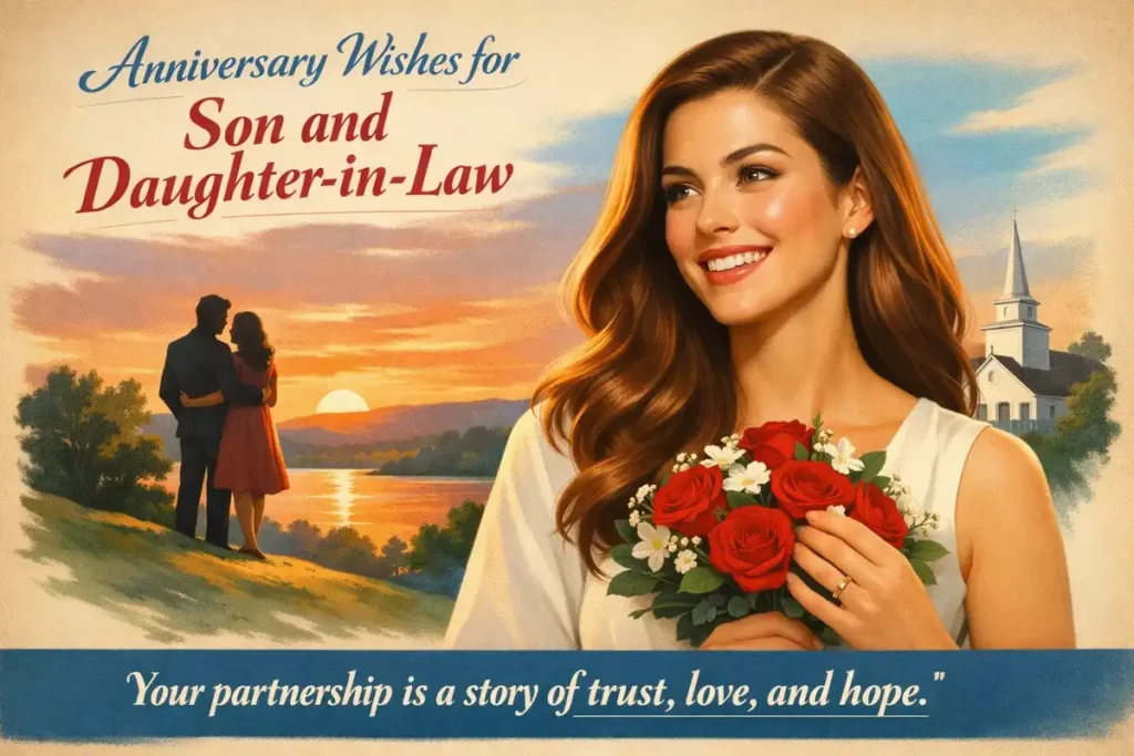 Heartfelt Anniversary Wishes for Son and Daughter in Law from Mom