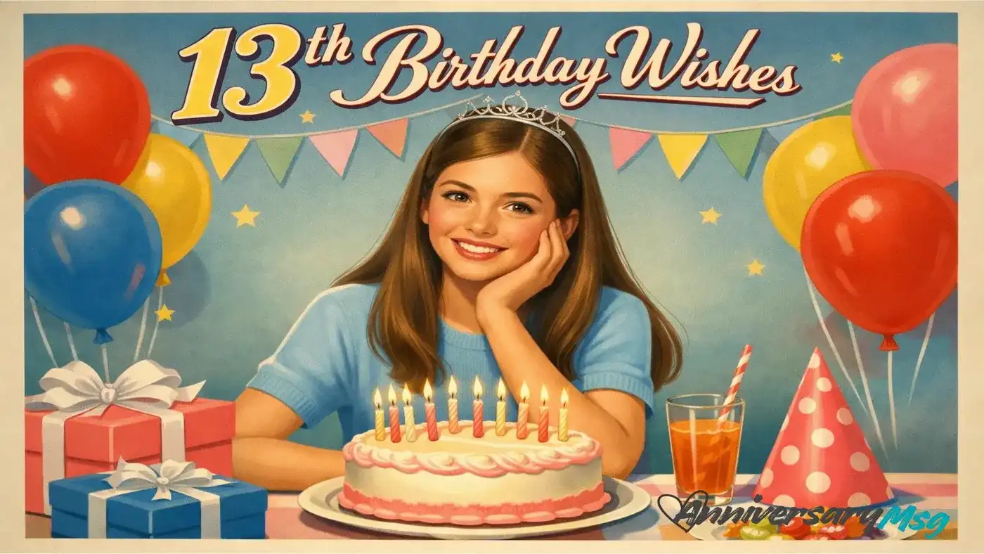 13th Birthday Wishes That Celebrate Growing Dreams