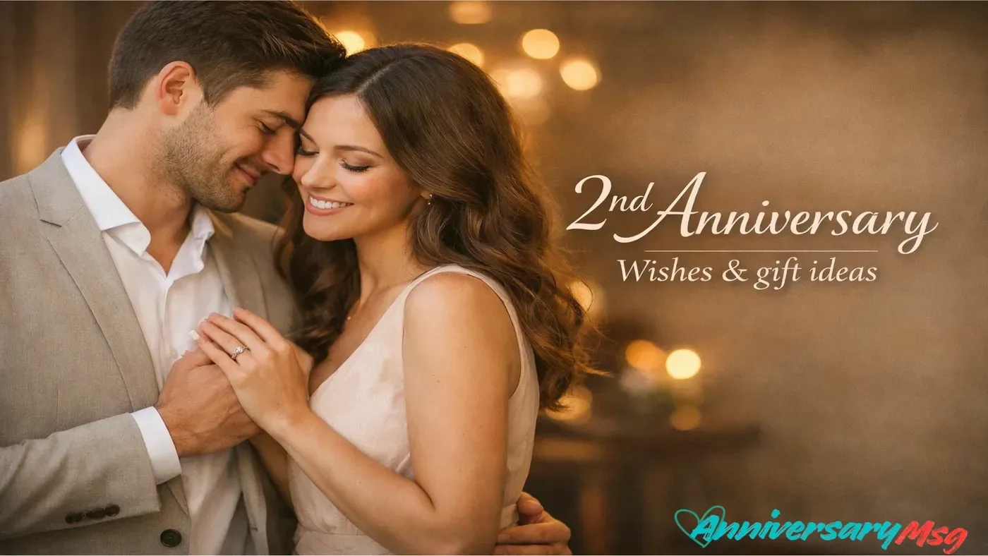 2nd Anniversary Gift Ideas & Wishes for Your Beloved