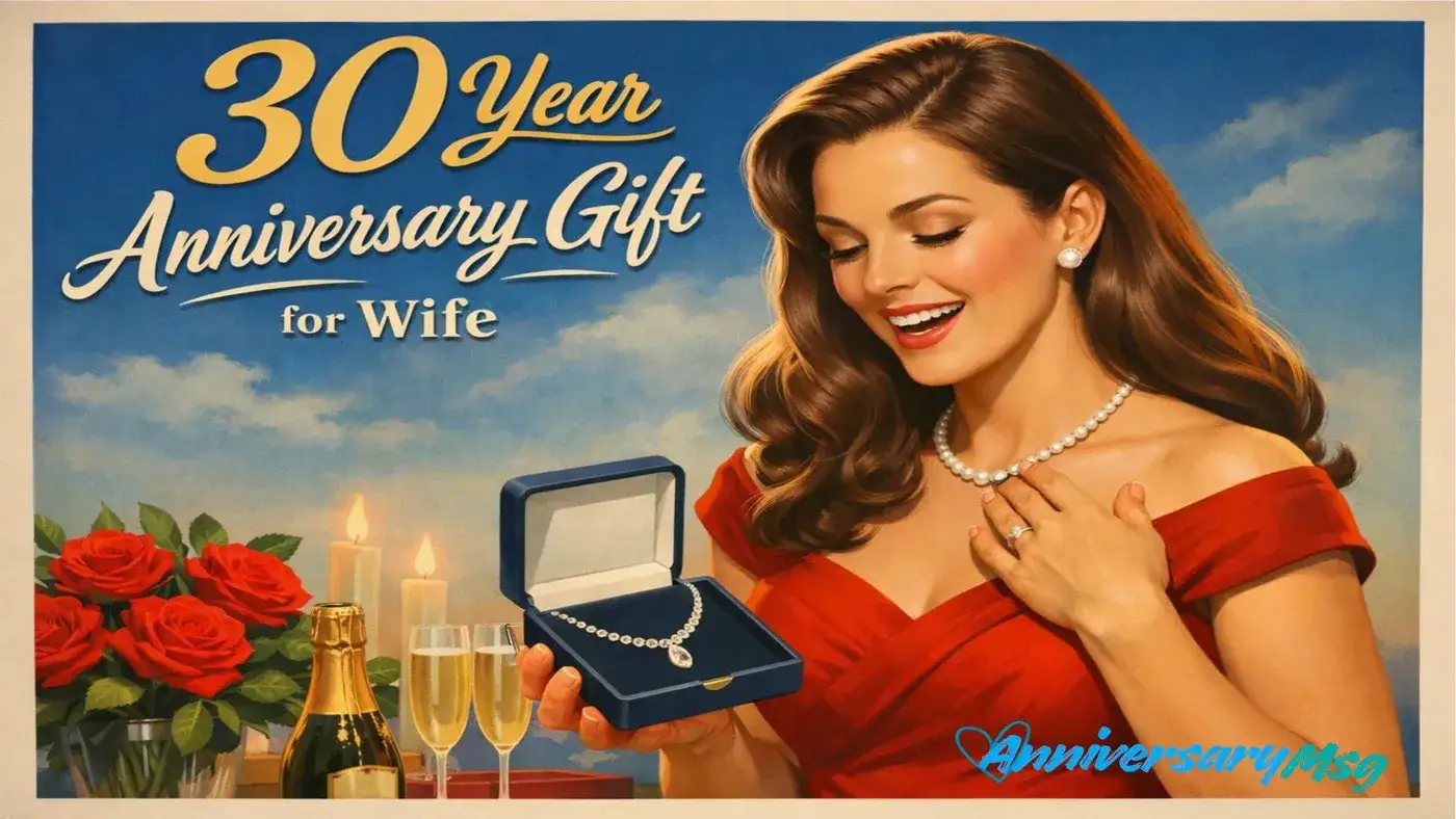30 Year Anniversary Gift For Wife Ideas That Feel Like Home