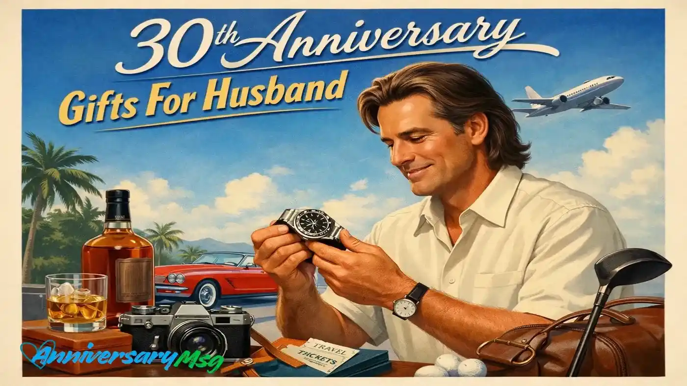 30th Anniversary Gift For Husband That Speak Volumes