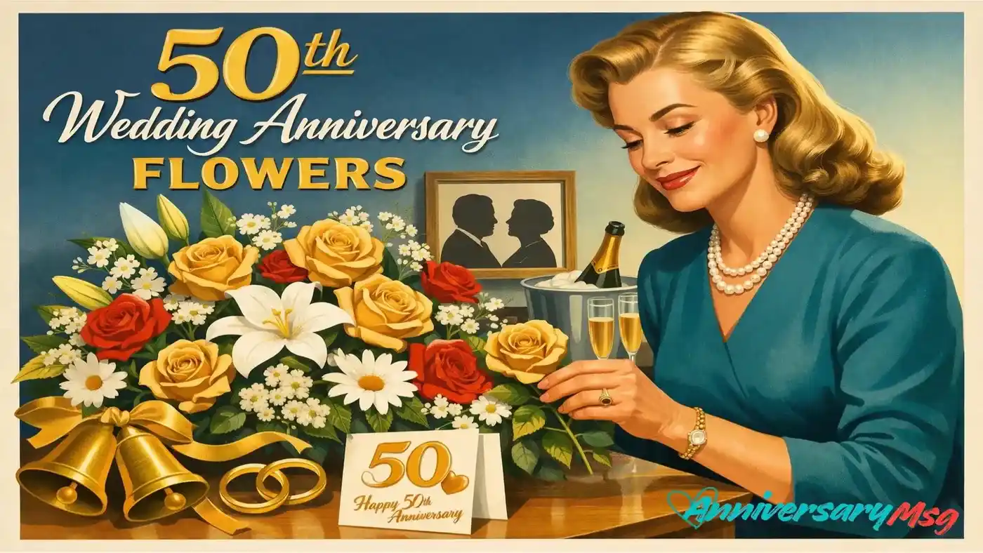 50th Wedding Anniversary Flowers to Wow Your Loved Ones