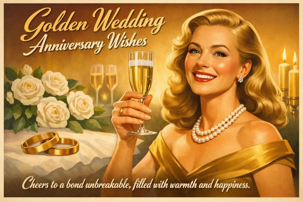 Best Golden Wedding Anniversary Wishes for Couple