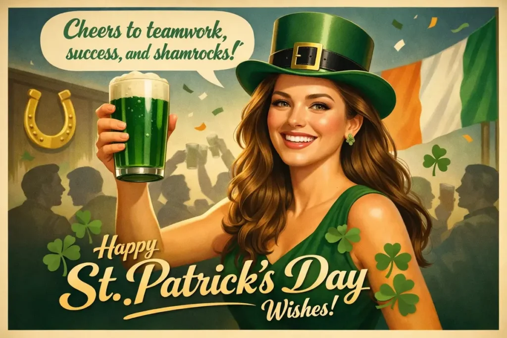 Emotional St Patrick’s Day Wishes for Work & Colleagues