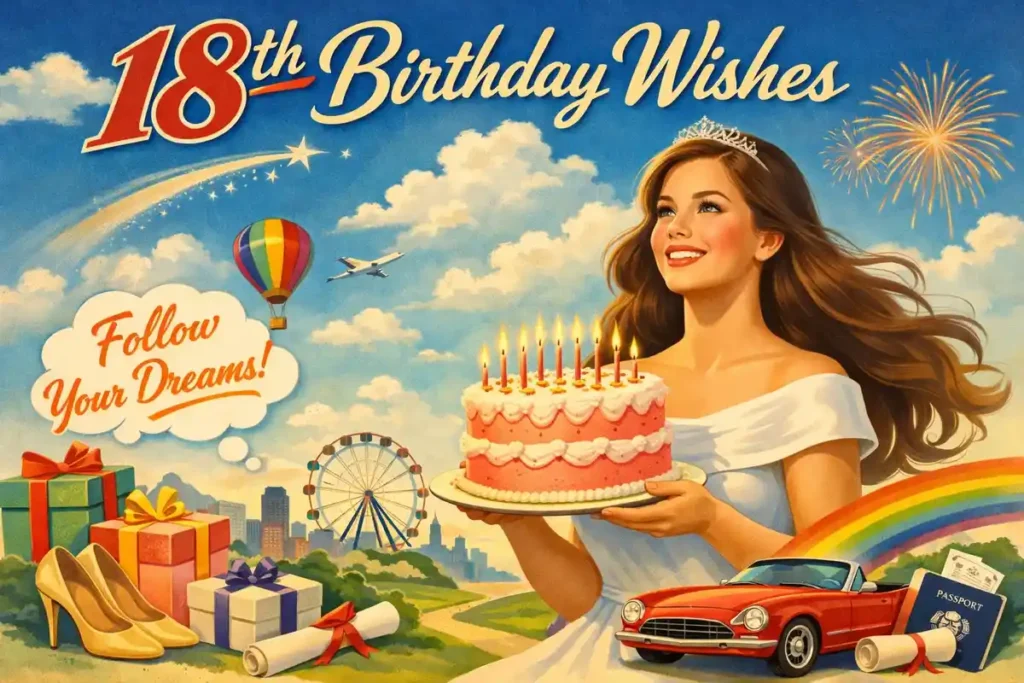 Personalized 18th Birthday Wishes
