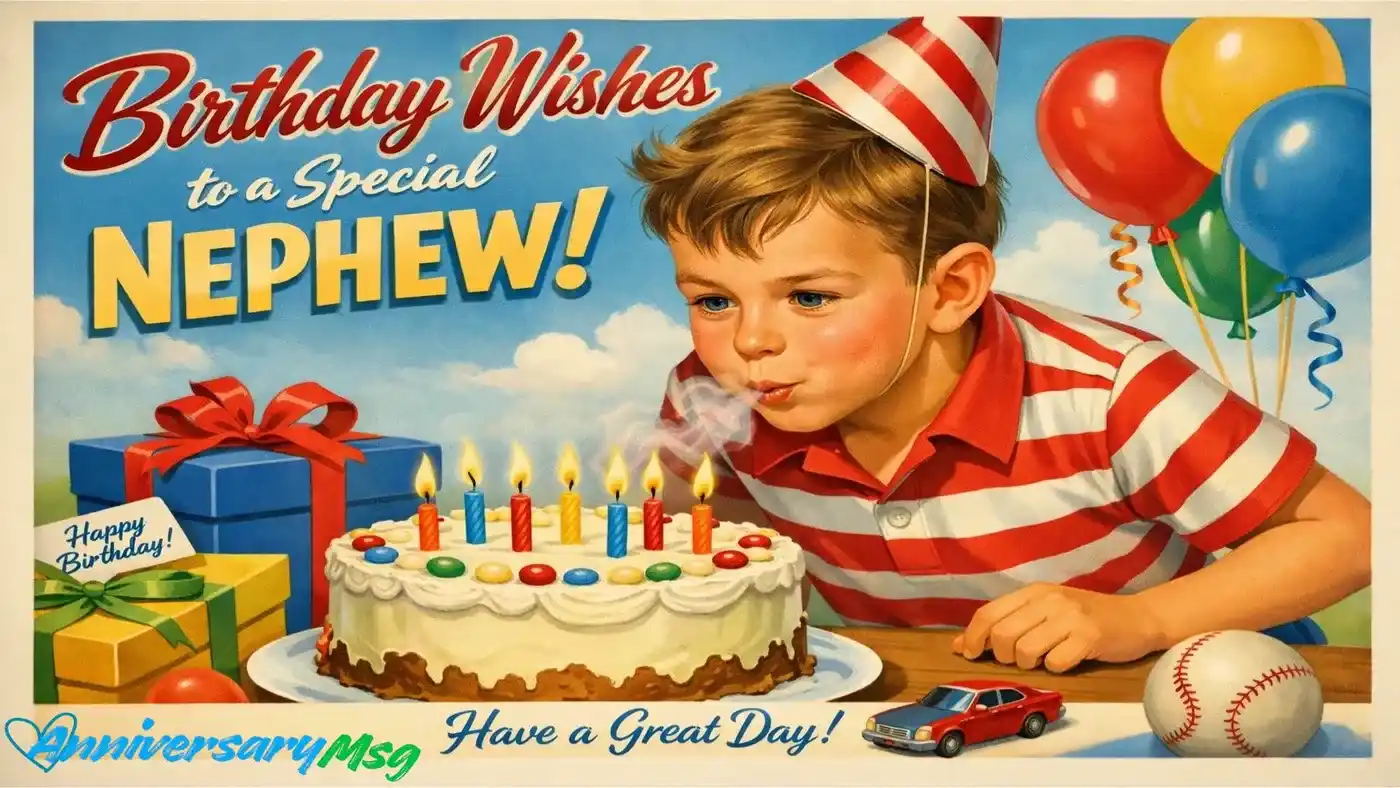 Birthday Wishes to Nephew Filled with Love and Joy