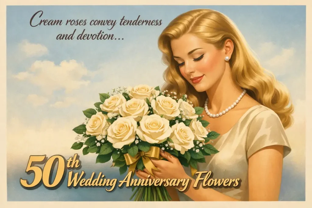 What color flowers for anniversary