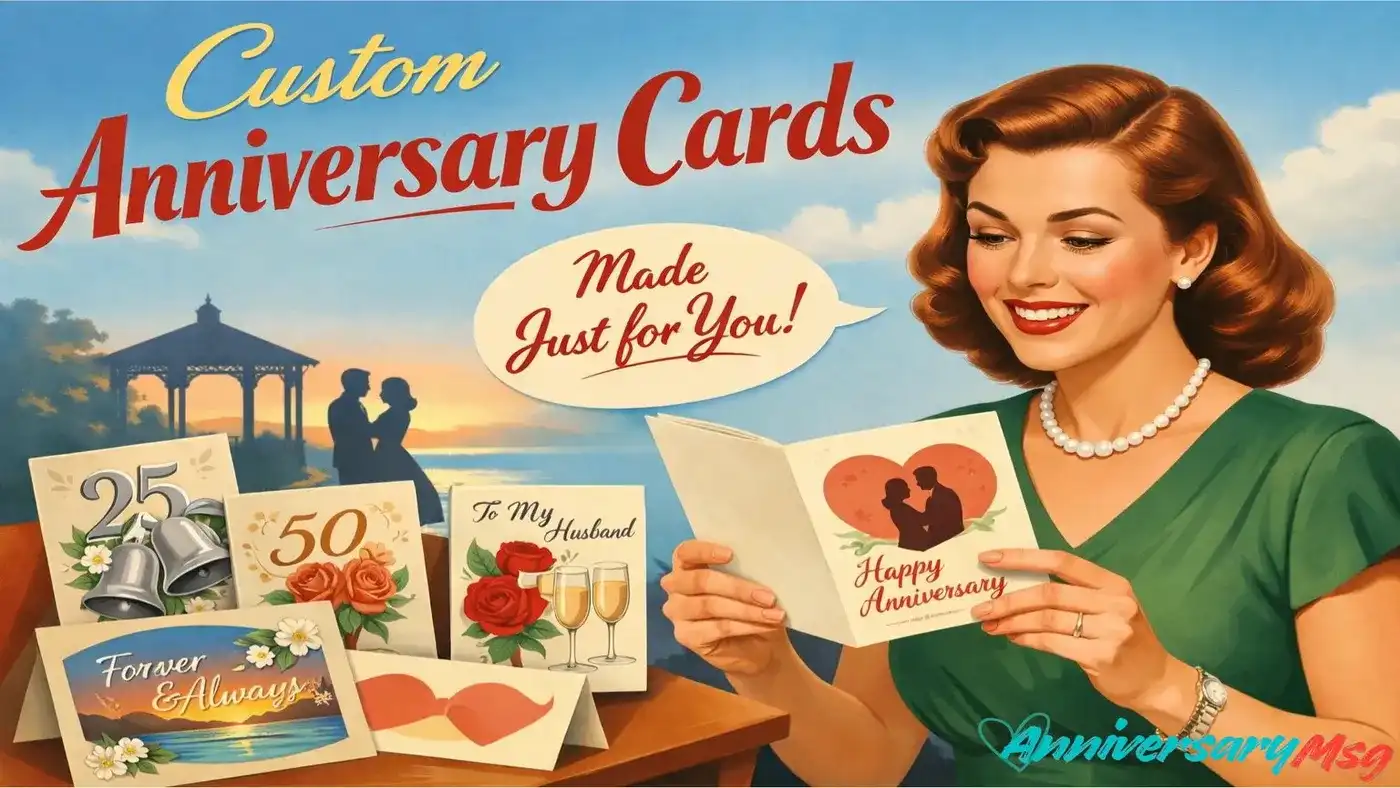 Custom Anniversary Cards To Celebrate Your Love