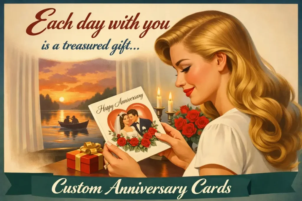 Luxury Custom Anniversary Cards Online Wishes