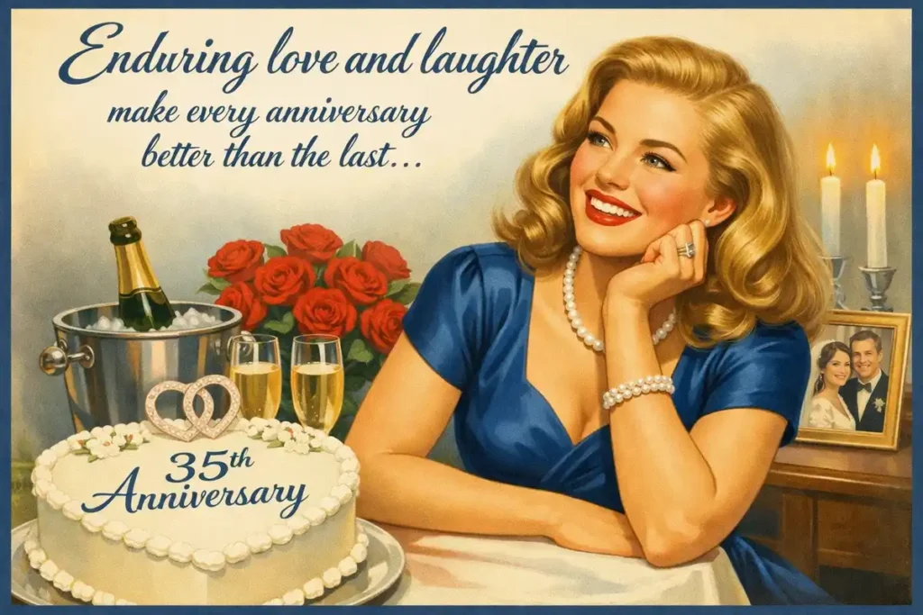 35th Anniversary Wishes for Friends