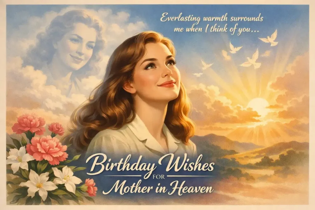 Personal birthday tributes for mother in heaven
