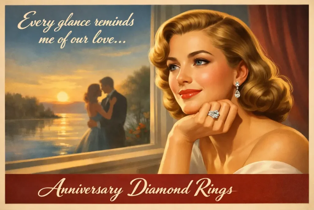 1 Carat Anniversary Diamond Rings