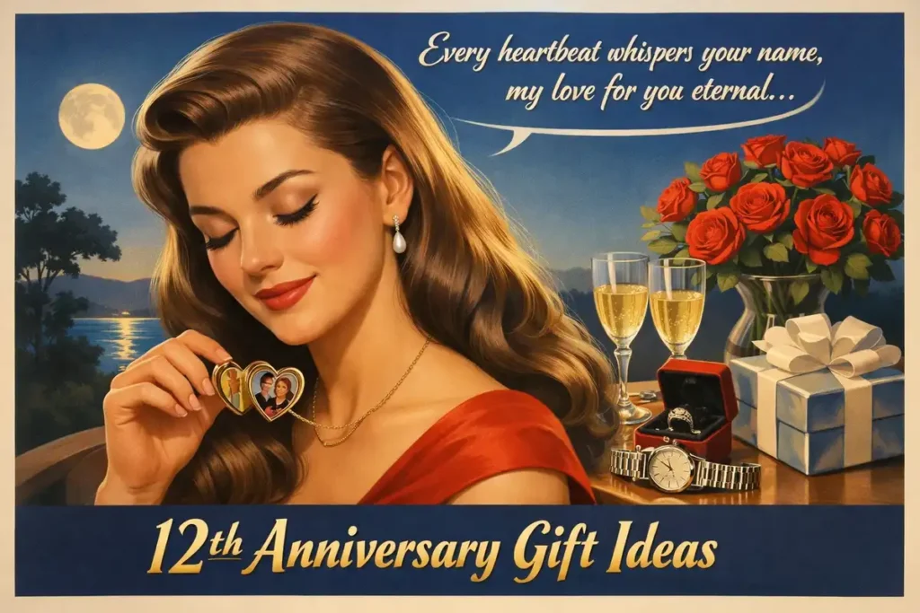 12th Anniversary Gift: Traditional and Modern