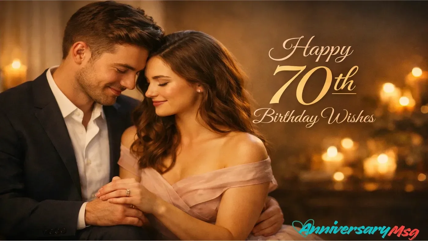 Happy 70th Birthday Wishes to Celebrate a Lifetime of Love