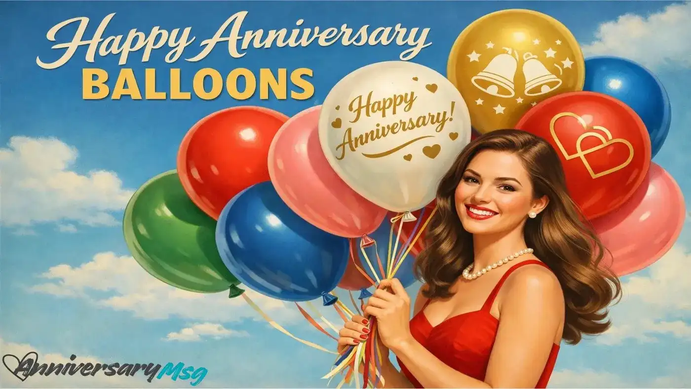 Happy Anniversary Balloons That Make Love Feel Lighter