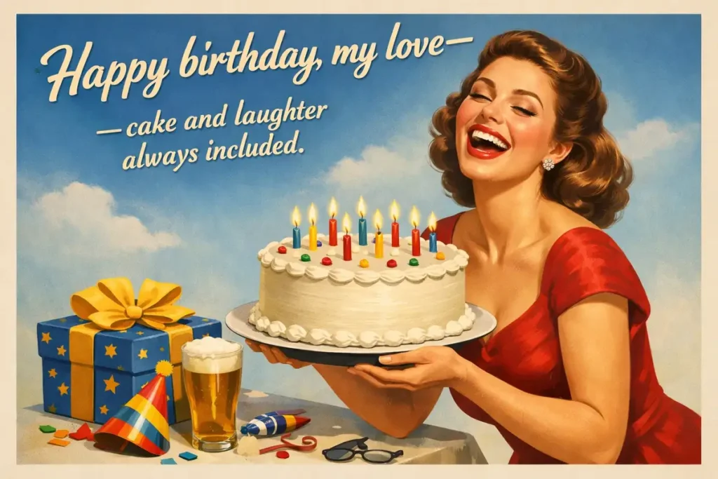 Funny Birthday Wishes for Husband To Make Him Blush