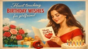Heart touching birthday wishes for girlfriend That Feel Close