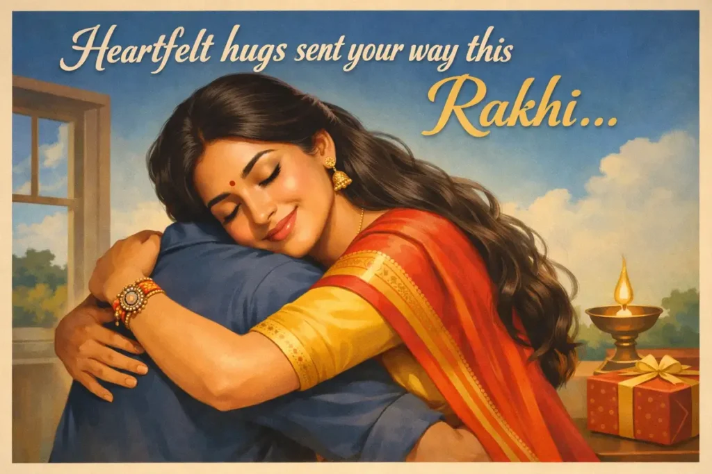 Rakhi Message for Long Distance Brother