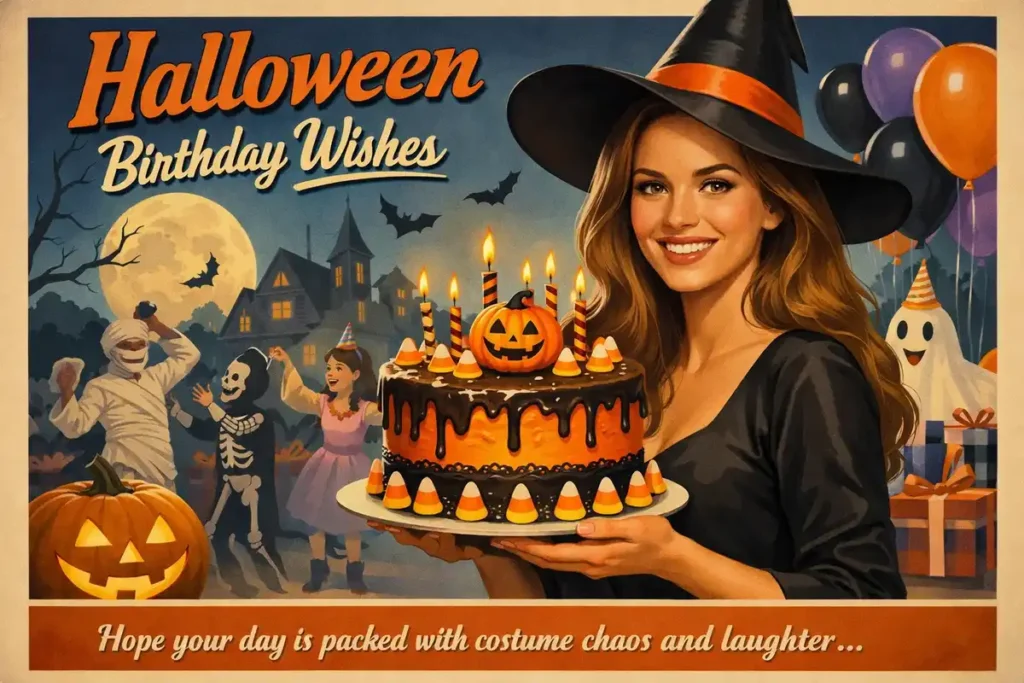 Halloween Birthday Wishes for Friend