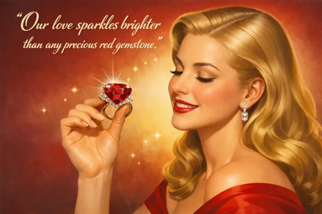 Ruby Anniversary Gift for Husband