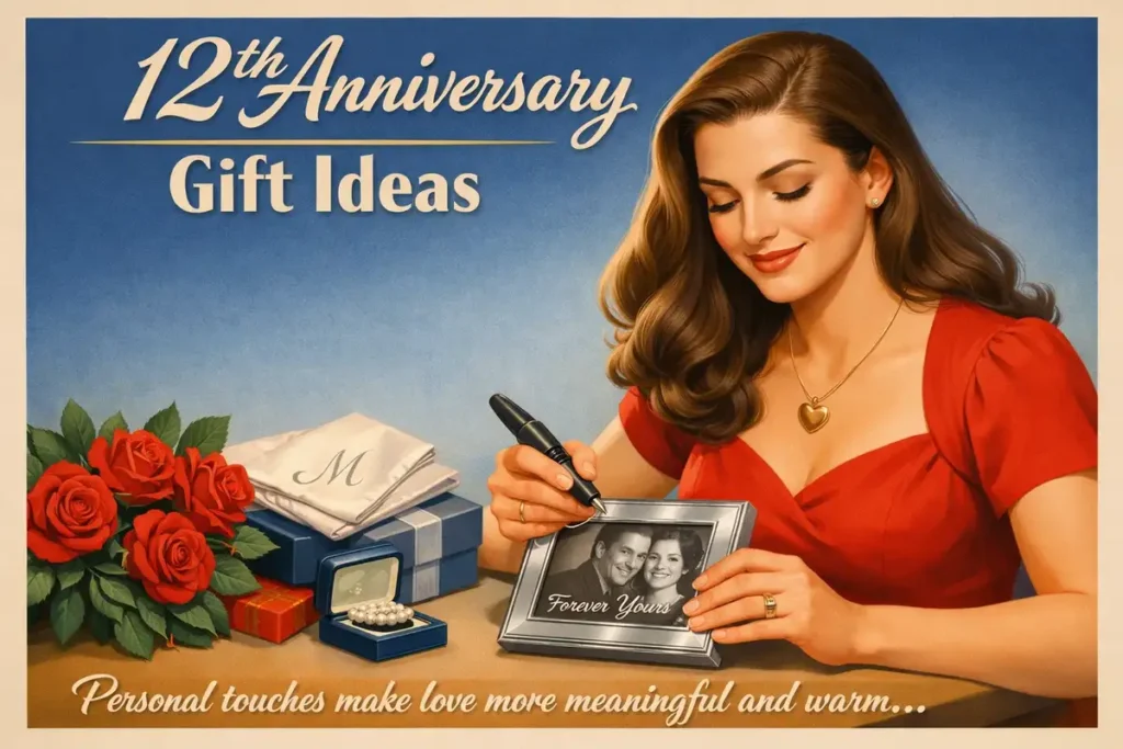 Personalized 12th Anniversary Gift