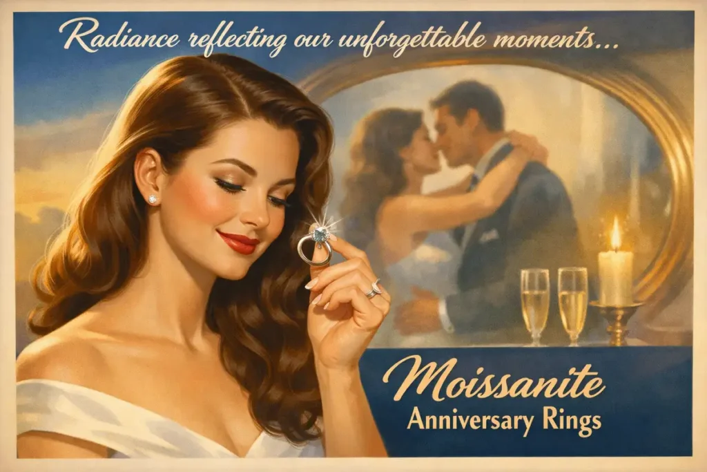 Best Moissanite Anniversary Rings for Women
