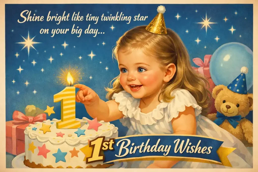 1st Birthday Wishes for Baby Girl