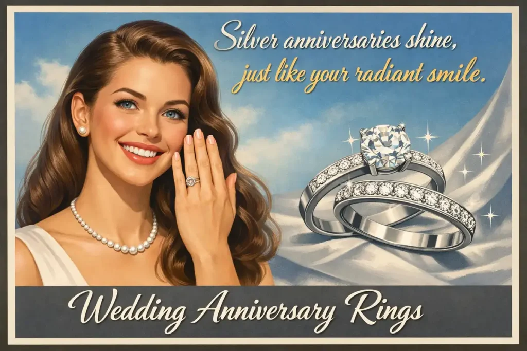 Stunning 25th Wedding Anniversary Rings for Wife