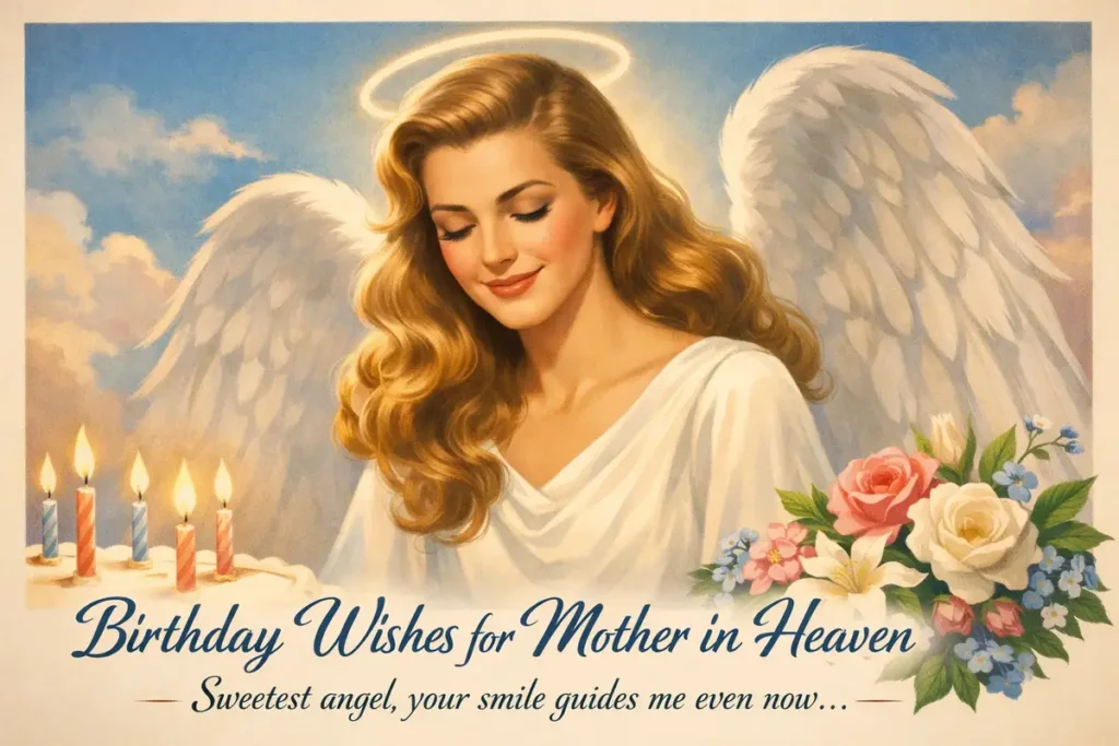 Heart touching birthday wishes for mother in heaven from daughter