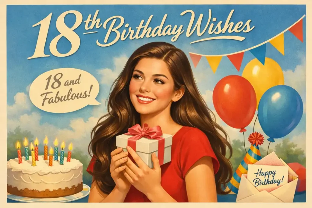 Sweet 18th Birthday Wishes for Best Friend