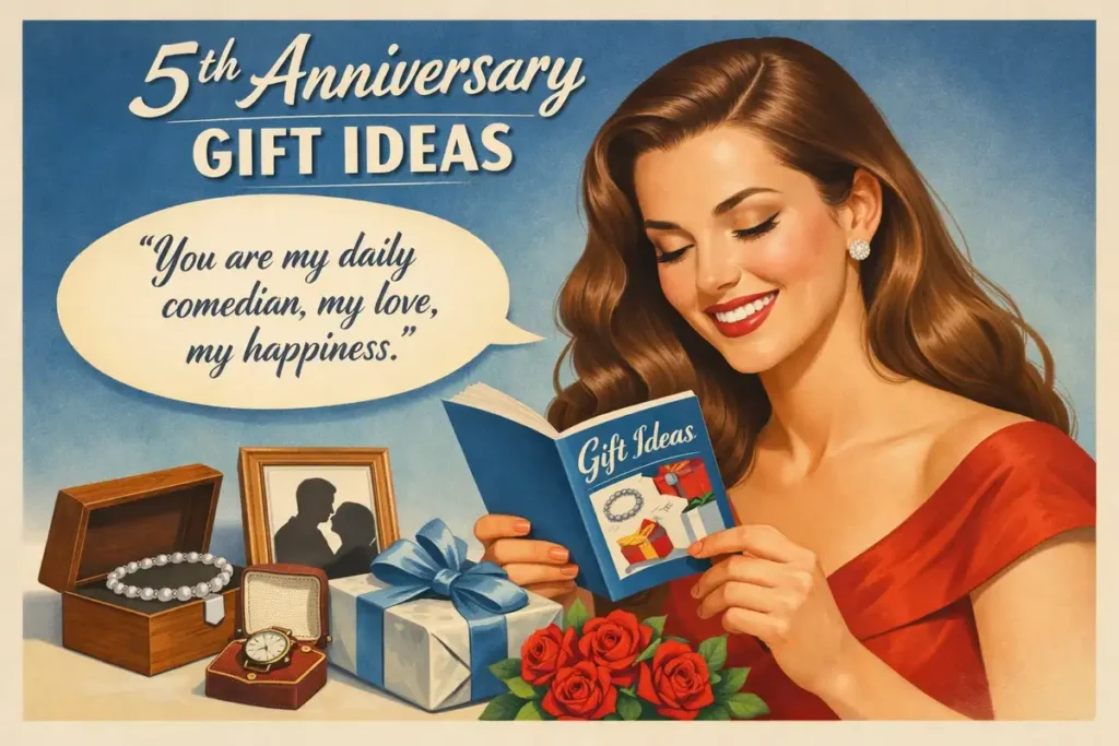 Fun and Quirky 5th Anniversary Wishes & Gift
