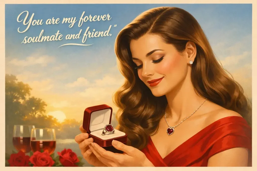 Romantic Quotes for Her on Ruby Anniversary