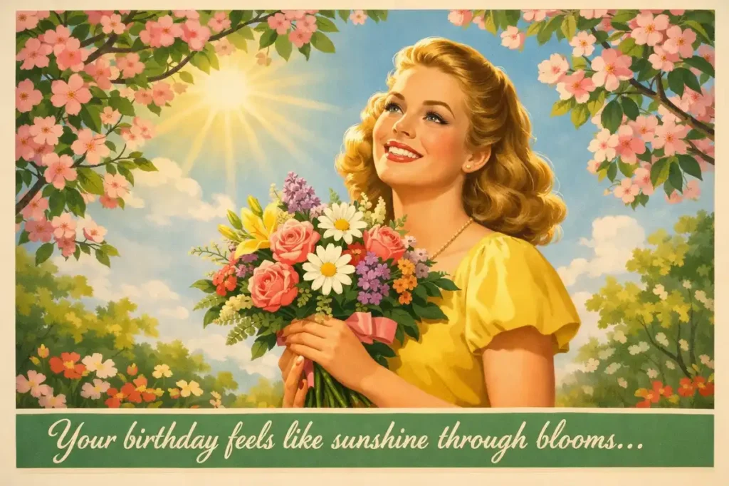 Nature Inspired Birthday Wishes With Flowers