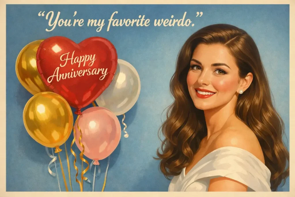 Funny Anniversary Balloon Messages to Make Them Smile