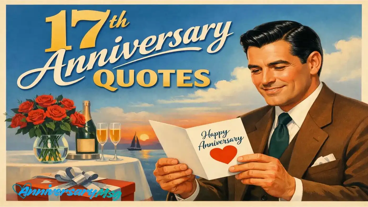 17th Anniversary Quotes That Express True Love and Romance
