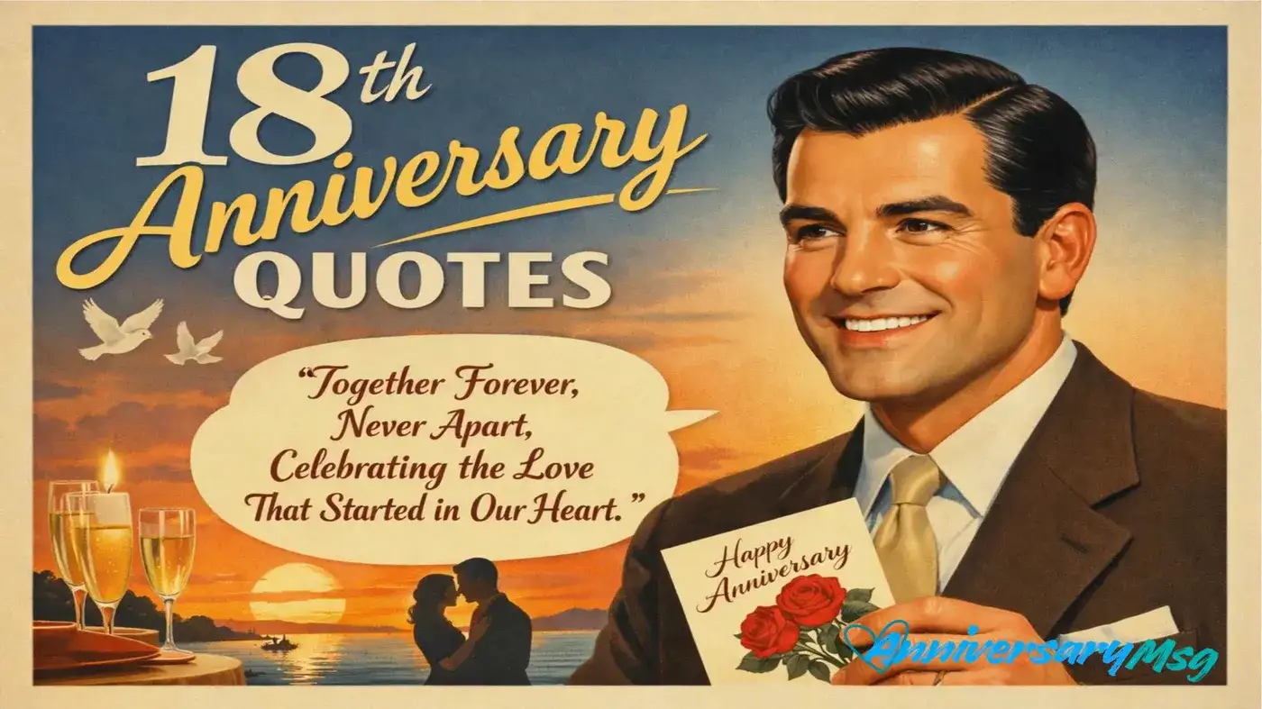 18th Anniversary Quotes to Celebrate Your Everlasting Love