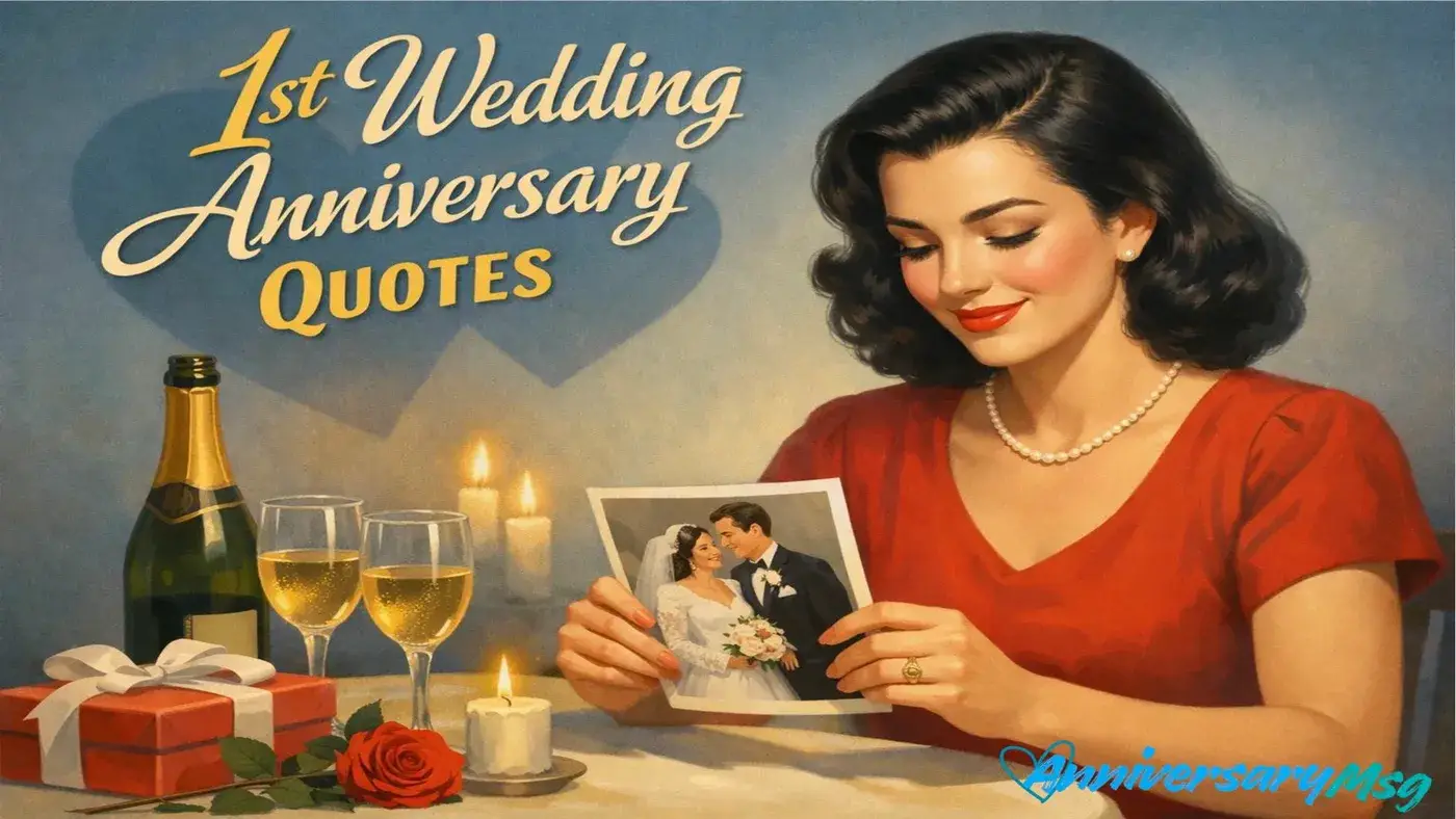 1st Wedding Anniversary Quotes That Melt Hearts