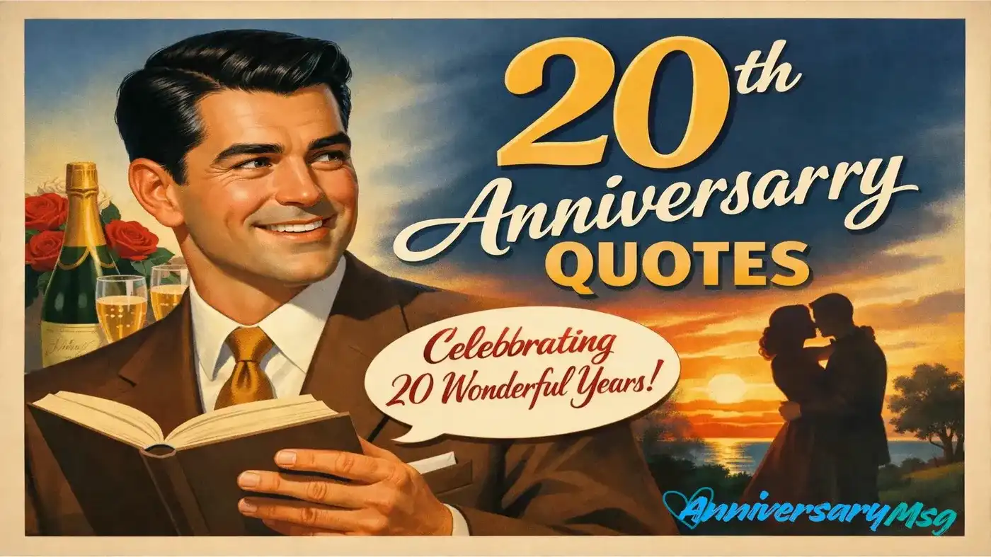 20th Anniversary Quotes to Celebrate Two Decades of Love