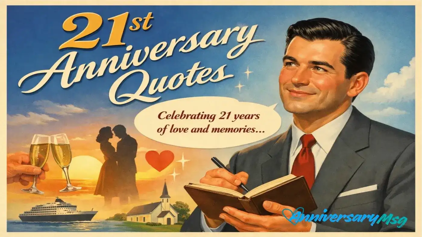 21st Anniversary Quotes That Feel Real And Unforgettable