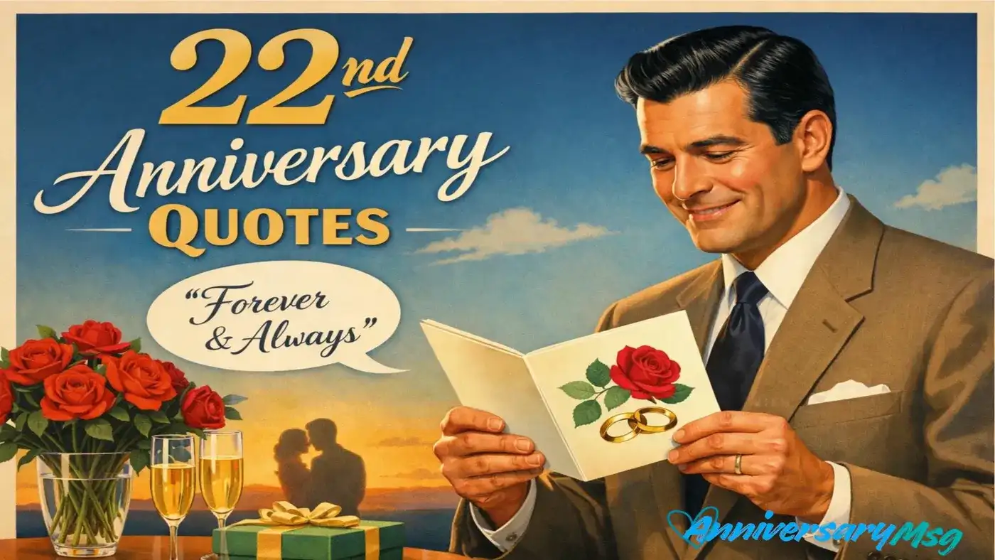 22nd Anniversary Quotes That Make Your Love Shine