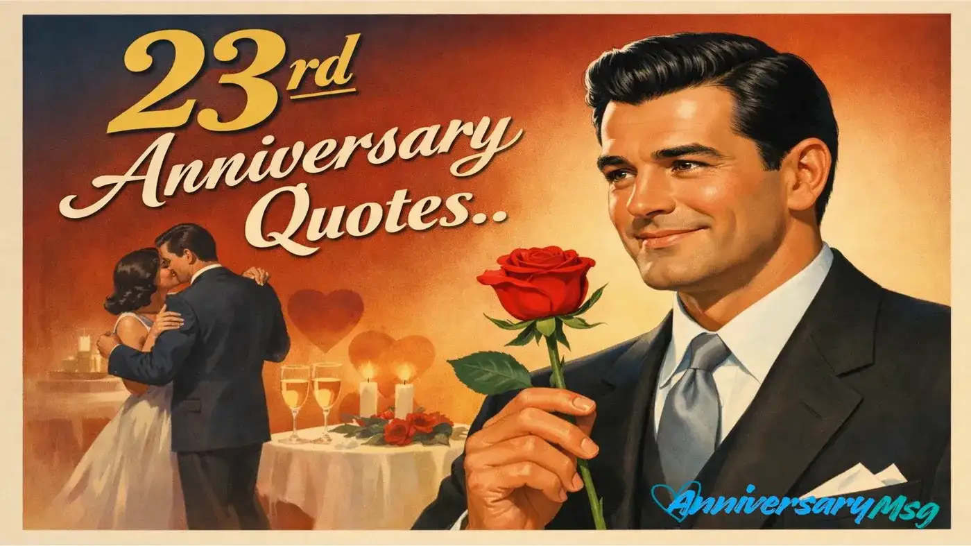 23rd Anniversary Quotes to Celebrate Love and Memories