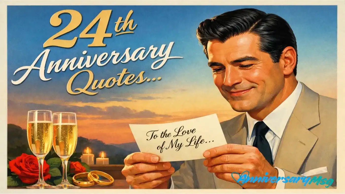 24th Anniversary Quotes That Make Your Love Unforgettable