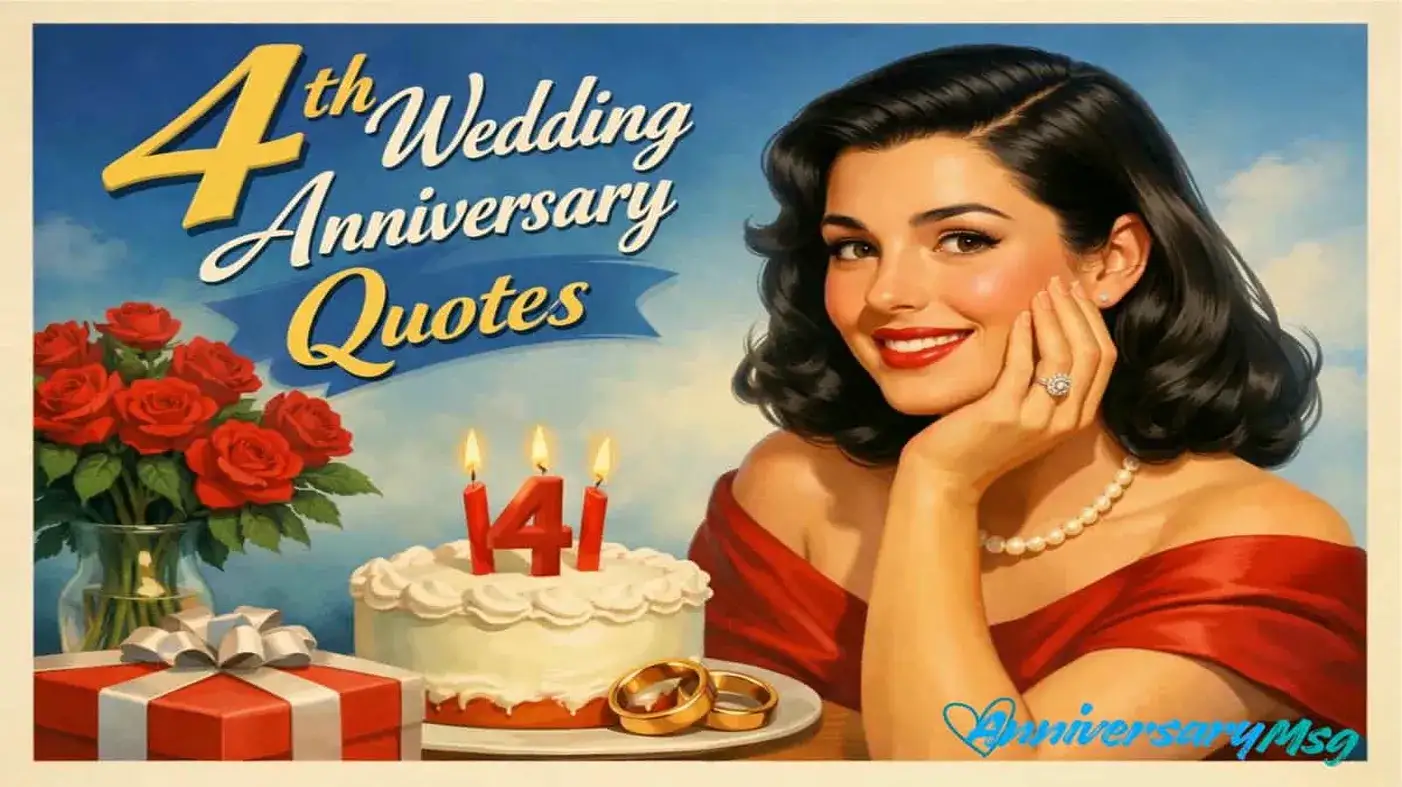 4th Wedding Anniversary Quotes for Loved Ones